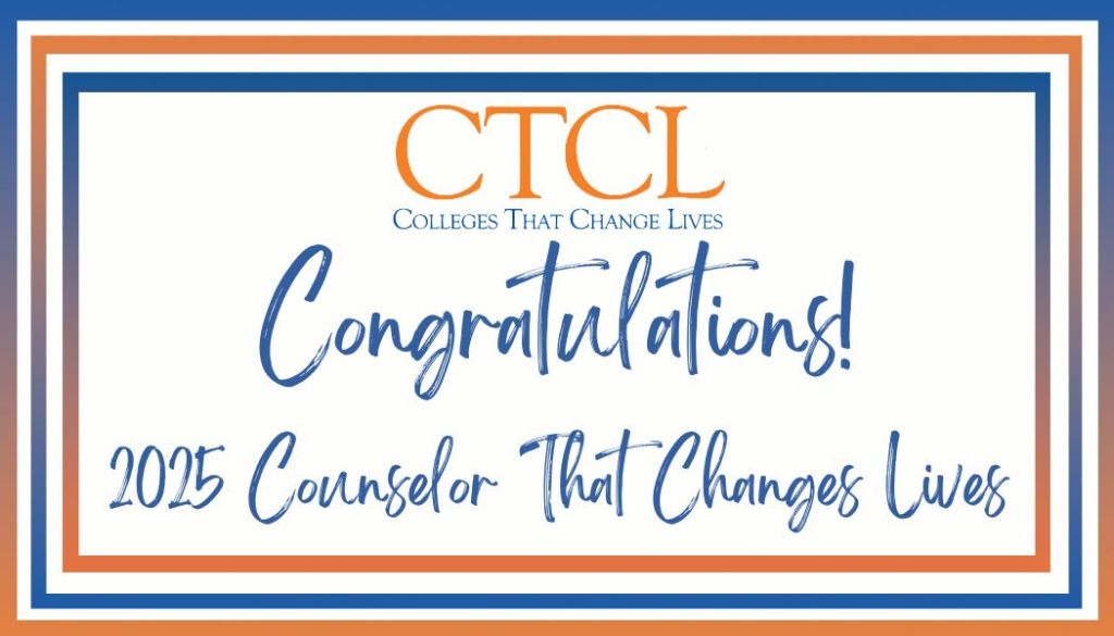 Keeon was awarded a 2025 College Counselor That Changes Lives.